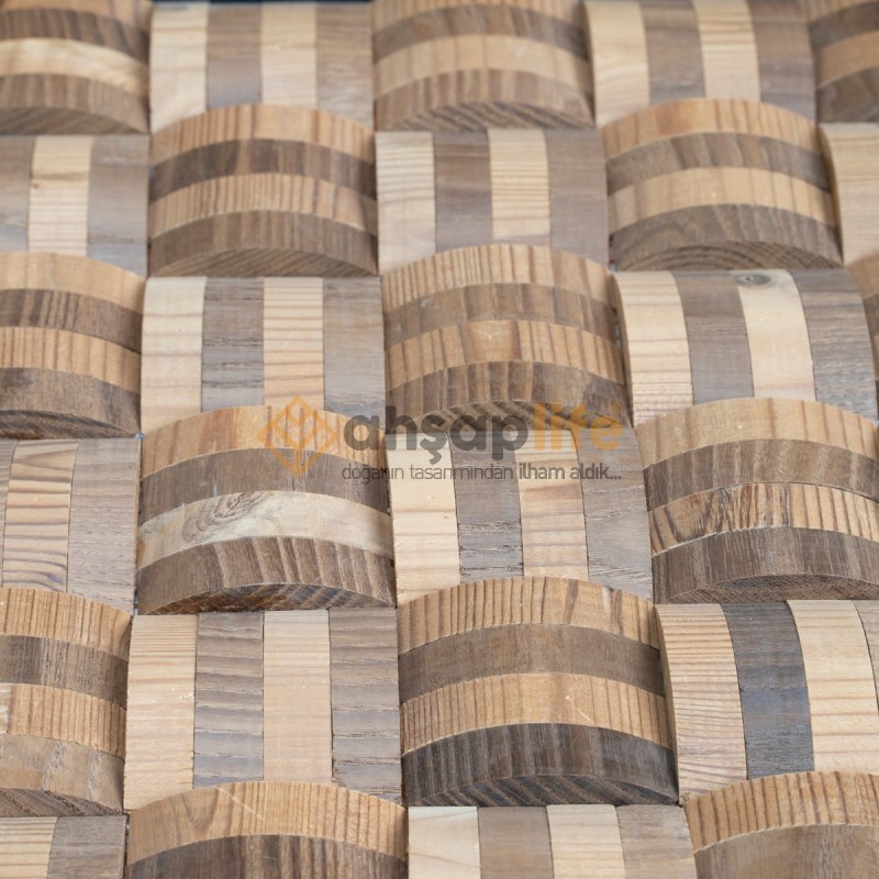 Thermowood Disbudak ve Çam  Tasarim Duvar Kaplama
