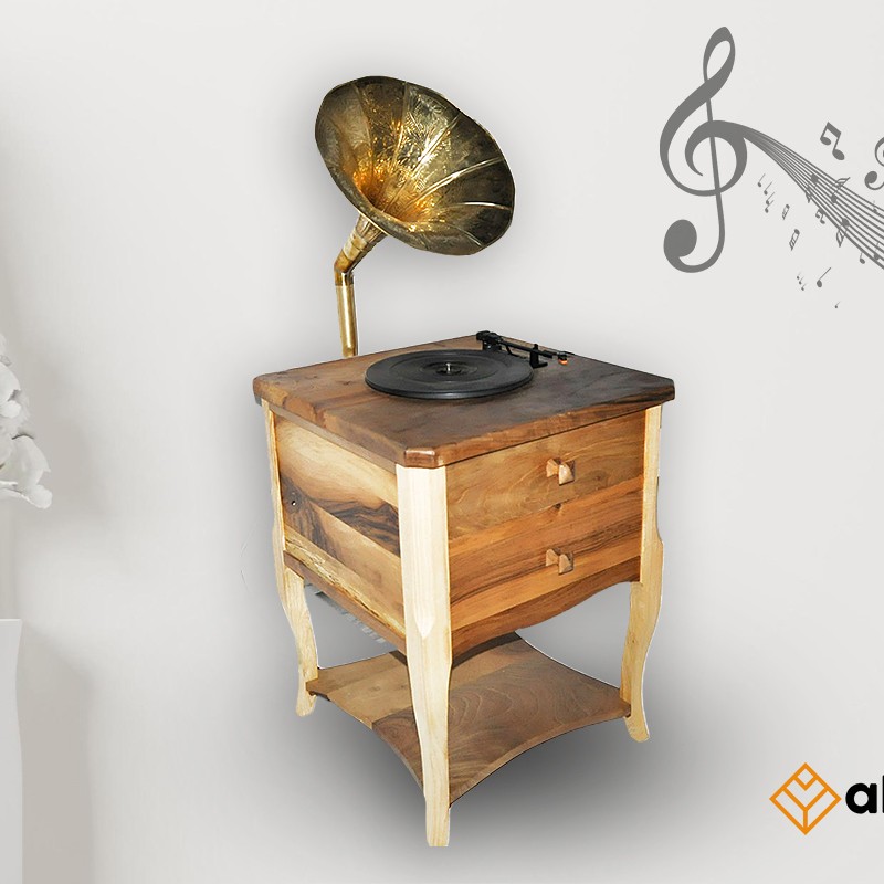 Ahşap Özel Yapım Gramofon