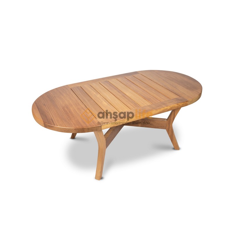 İroko Oval Orta Sehpa